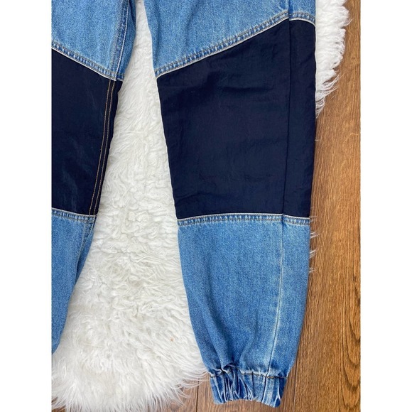 Urban Outfitters BDG Size 25 Colorblock Denim Joggers - Picture 2 of 8